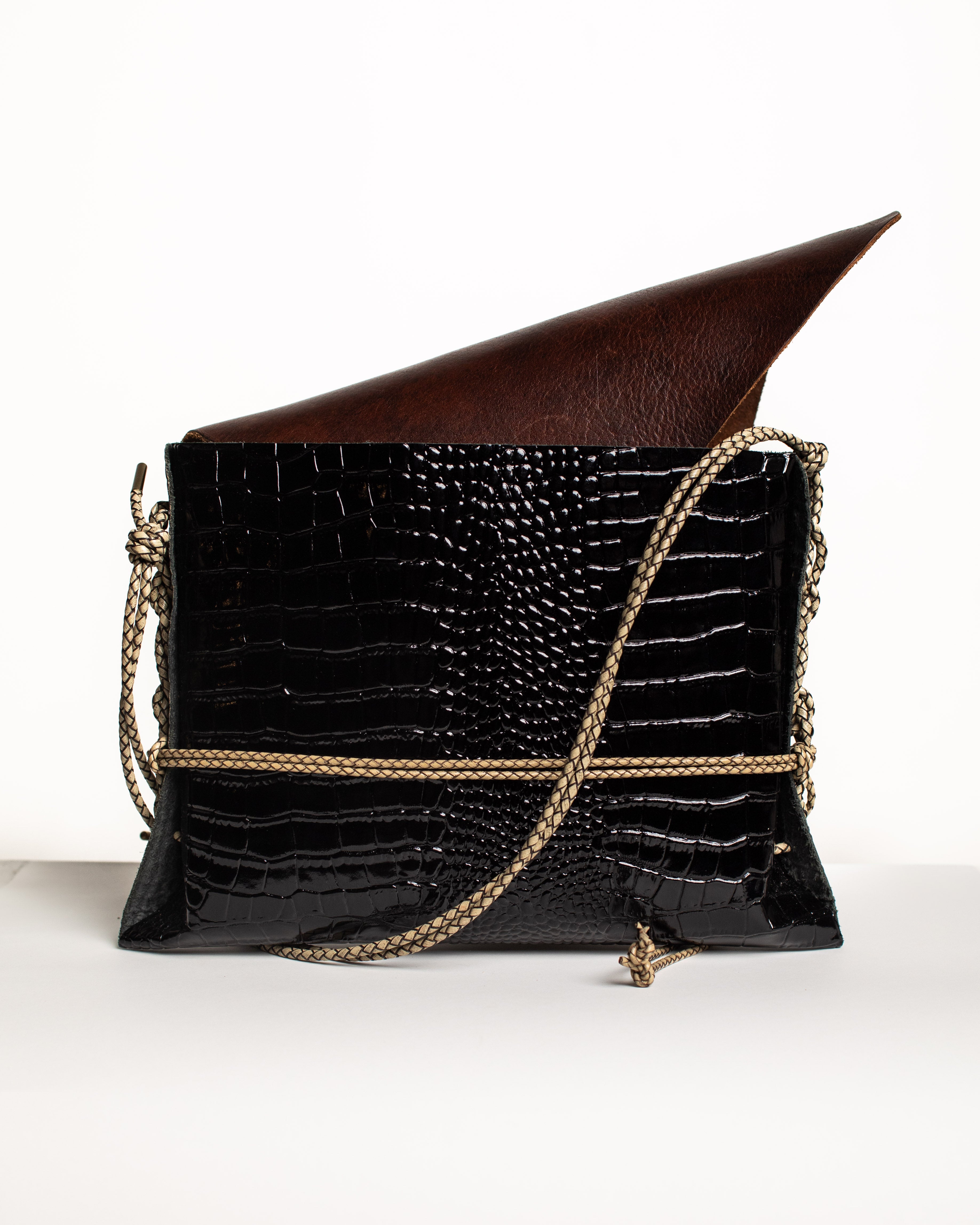 Sac Vendôme Flap Vernis in "Chrome"